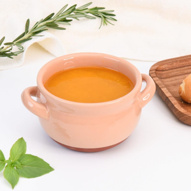 Vumdua French Onion Soup Bowls 16 Oz Soup Bowls with Handles Ceramic Soup Crocks for Chilli Cereal Cereal Pot Pies  French Onion Soup Crocks Oven Broil  Dishwasher Safe Multicolor Set of 4  - Image 5