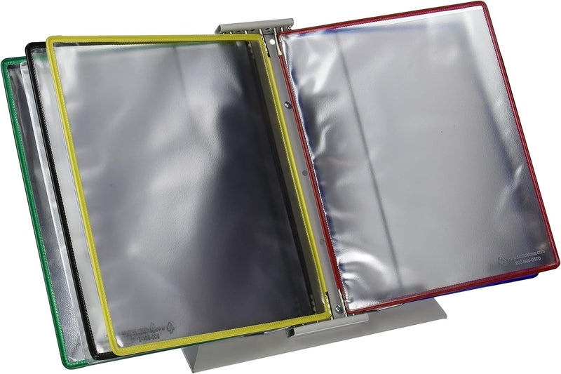 Tarifold Inc D291F Foldfive Desk Unit wDisplay Pockets 10 Pockets 5 Tabs - Image 1