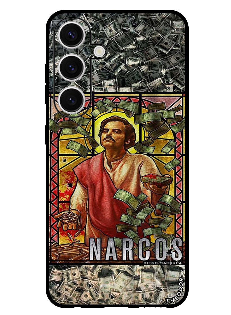 Theodor Protective Case Anti Scratch Shock Proof Bumper Cover For Samsung Galaxy S24 Plus Narcos - Image 1