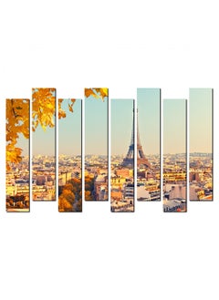 Wall painting - Eiffel Tower - 1567 - divided into eight pieces