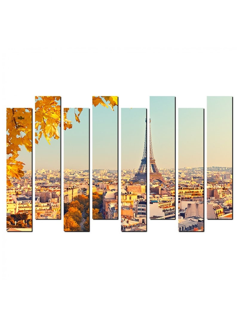 Generic - Wall painting - Eiffel Tower - 1567 - divided into eight pieces - Image 1