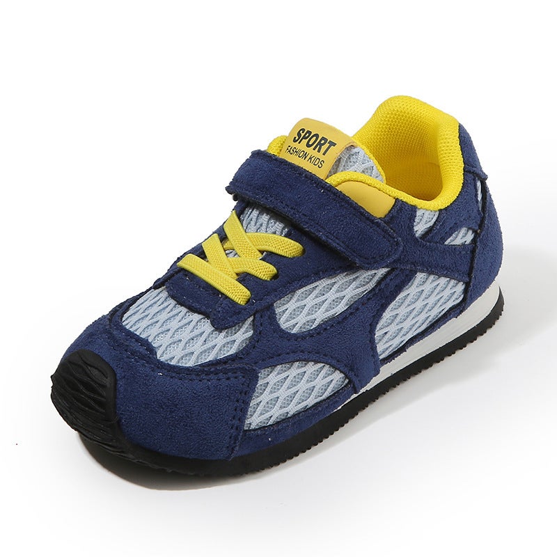 Mesh Sneakers Lightweight Flexible Sole Walking Shoes For Kids Indoor And Outdoor Activities - Image 1