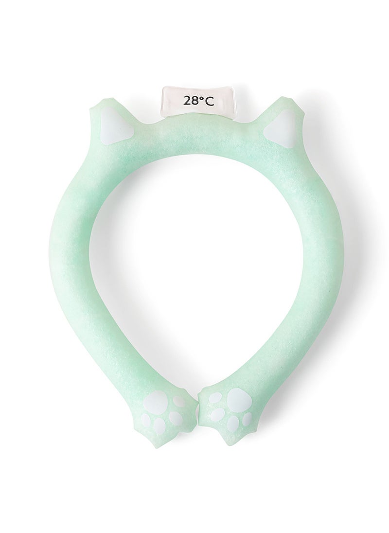 Generic Summer Cooling Neck Ring Outdoor Sports Ice Neck Ring Halter Ice Circle Pcm Material Cooling Circle Green 28 ° 