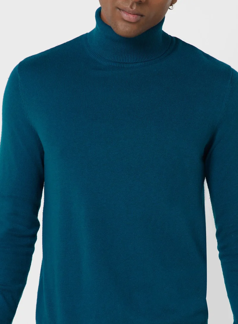JACK & JONES Turtle Neck Knitted Sweater