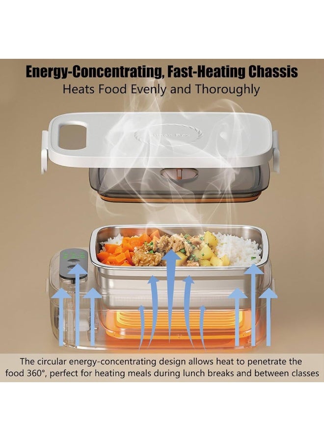 epicarma Cordless Electric Lunch Box 14000mAh Rechargeable Self-Heating Food Warmer - Image 1