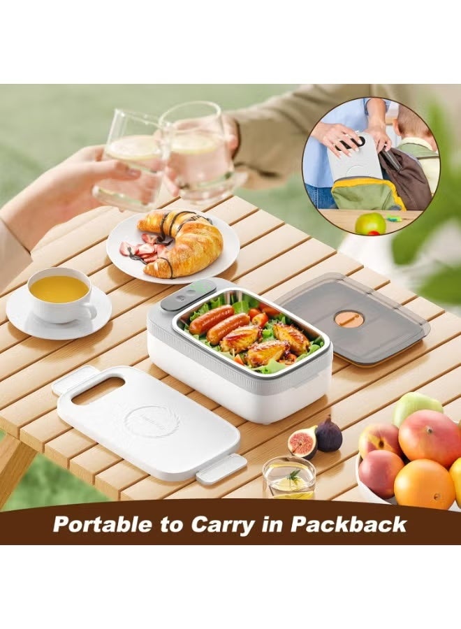 epicarma Cordless Electric Lunch Box 14000mAh Rechargeable Self-Heating Food Warmer - Image 2
