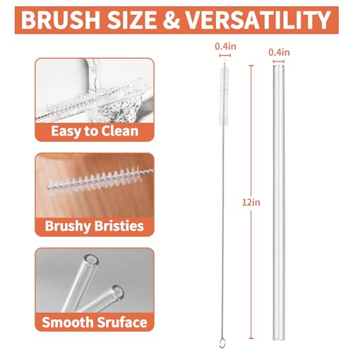 KEUYE 64oz Straw Compatible With Stanley, Extra Long Quencher, Cleaning Brush And Iceflow Flip Straw Tumbler 64 oz - Image 2