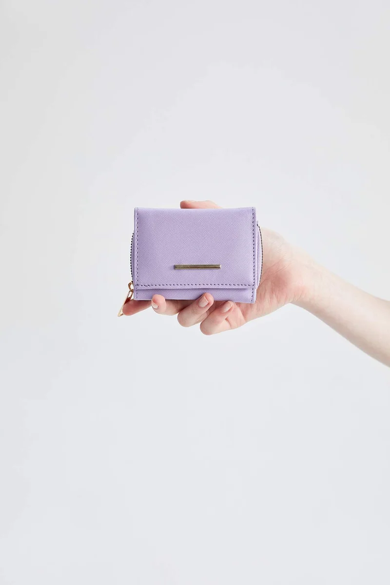 ديفاكتو Women's Faux Leather Wallet