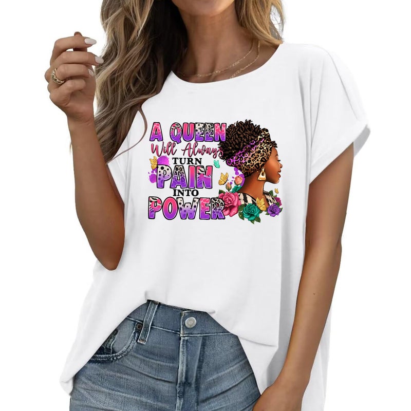 RURUIS 6 Sheets Black Woman Iron On Decals Heat Tansfer Patches for Clothing T-Shirt Vinyl Sticker Paper Afro Woman Design Ready to Press Decoration Applique - Image 3