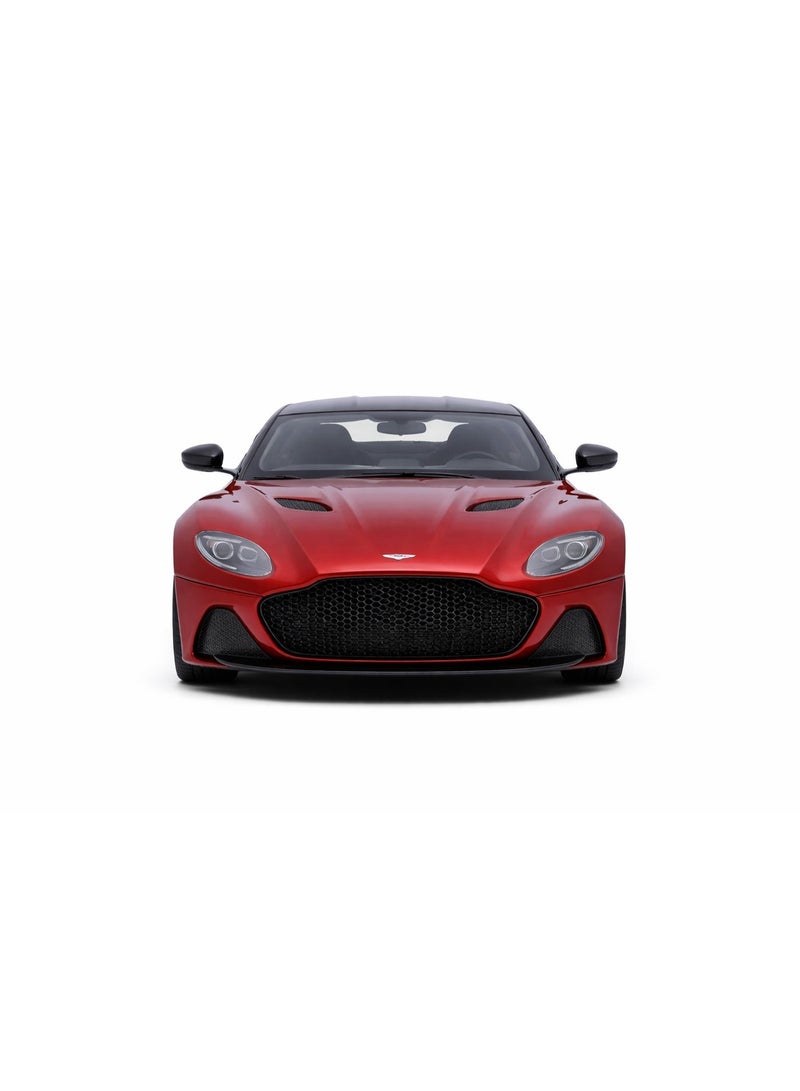Welly 1:24 Scale Aston Martin Die-Cast Model - Red and Black Roof - Detailed Sports Coupe Replica with Realistic Wheels and Grille - Modern Supercar Display Piece - Image 3