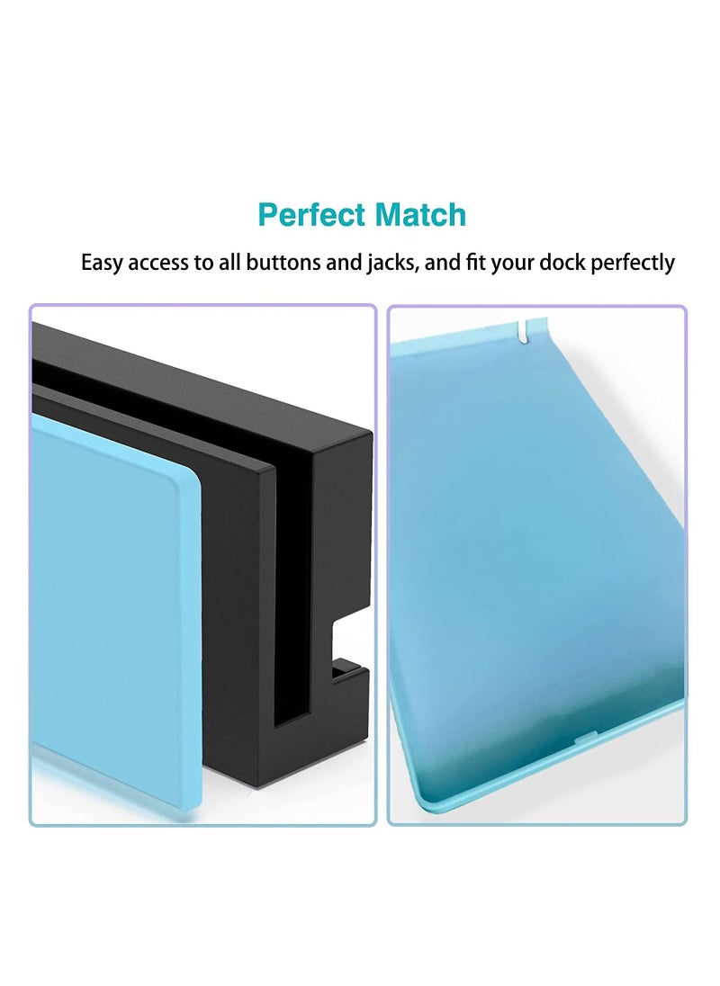 Dock Cover Anti Scratch Custom Faceplate Cover for Nintendo Switch Charging Dock for Switch Host Base Case Hard Pc Slim Shell Anti scratch No Screwdriver Installation for Switch DocK