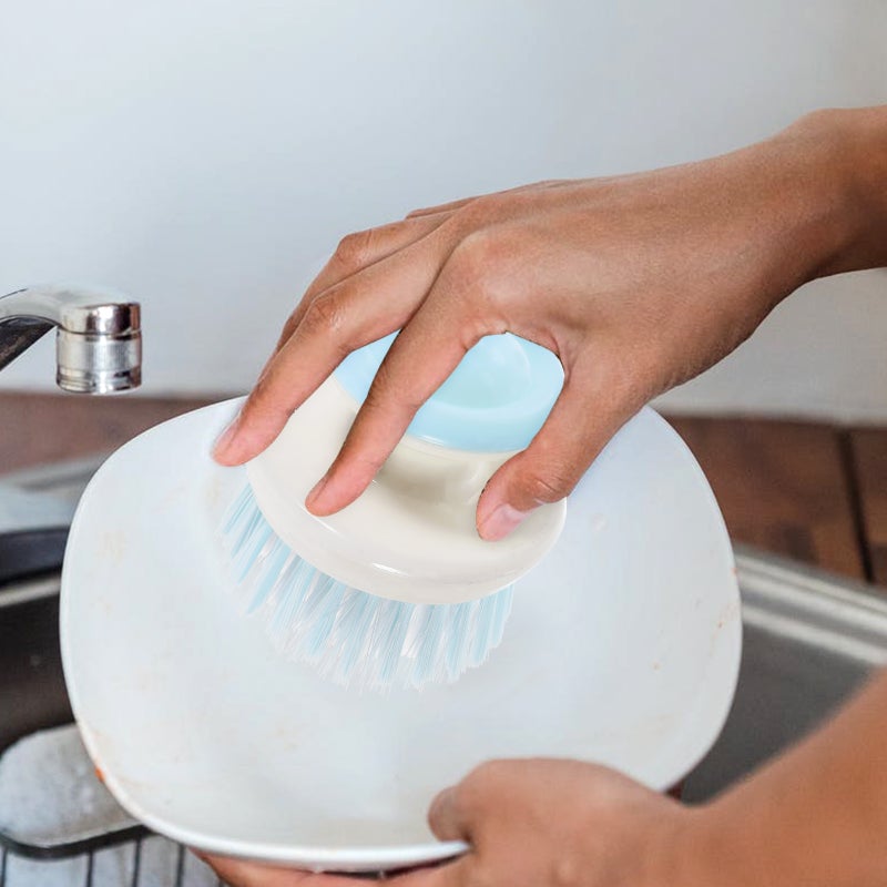 🍳 فرشاة أطباق بشعيرات قوية لتنظيف المطبخ مقاومة للخدش ومتينة - Image 5
