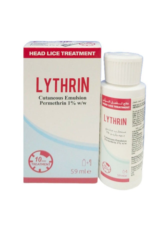 OVELLE LYTHRIN HEAD LICE TREATMENT 59ML  - Image 1