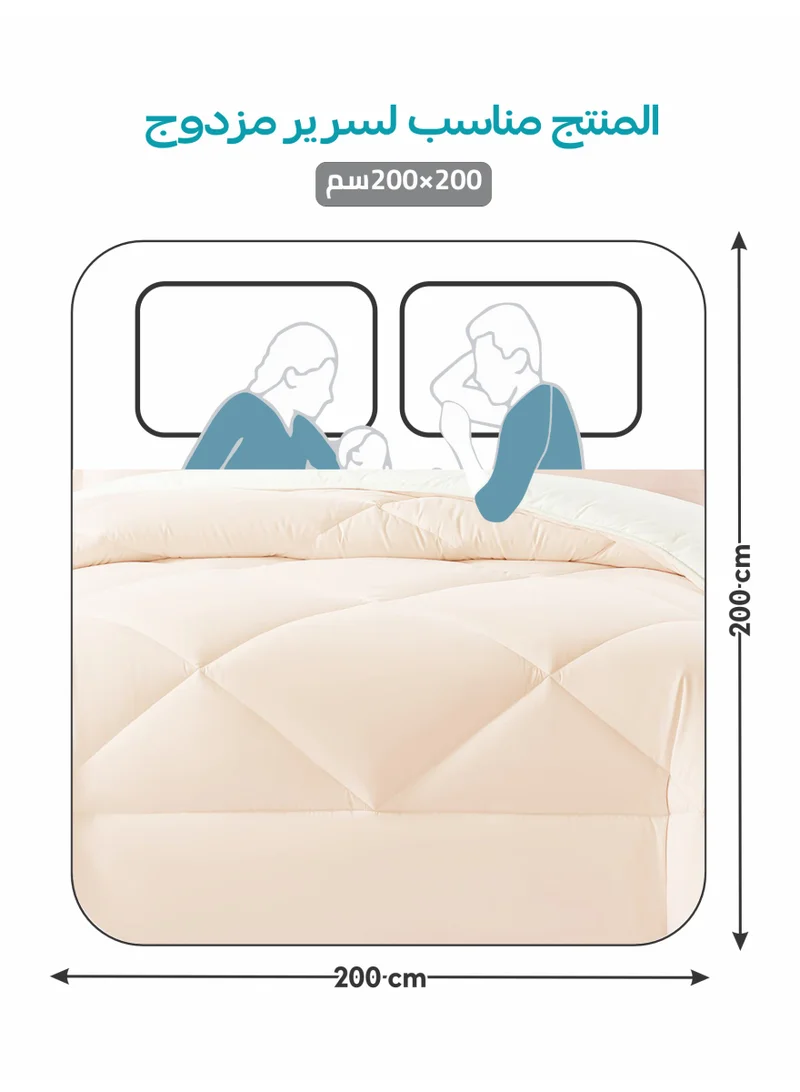 دوناتيلا طقم سرير متكامل – 11 قطعة (مقاس كينج)، يشمل طقم لحاف 6 قطع، 1 لباد مريح، 4 مخدات أساسية.