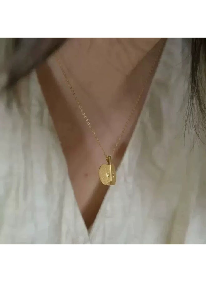 Goolsky Apple Pendant Necklace – Simple Minimalist Design for Women, Apple Motif, Daily Wear/Gifting, Cute Sweet Style - Image 5