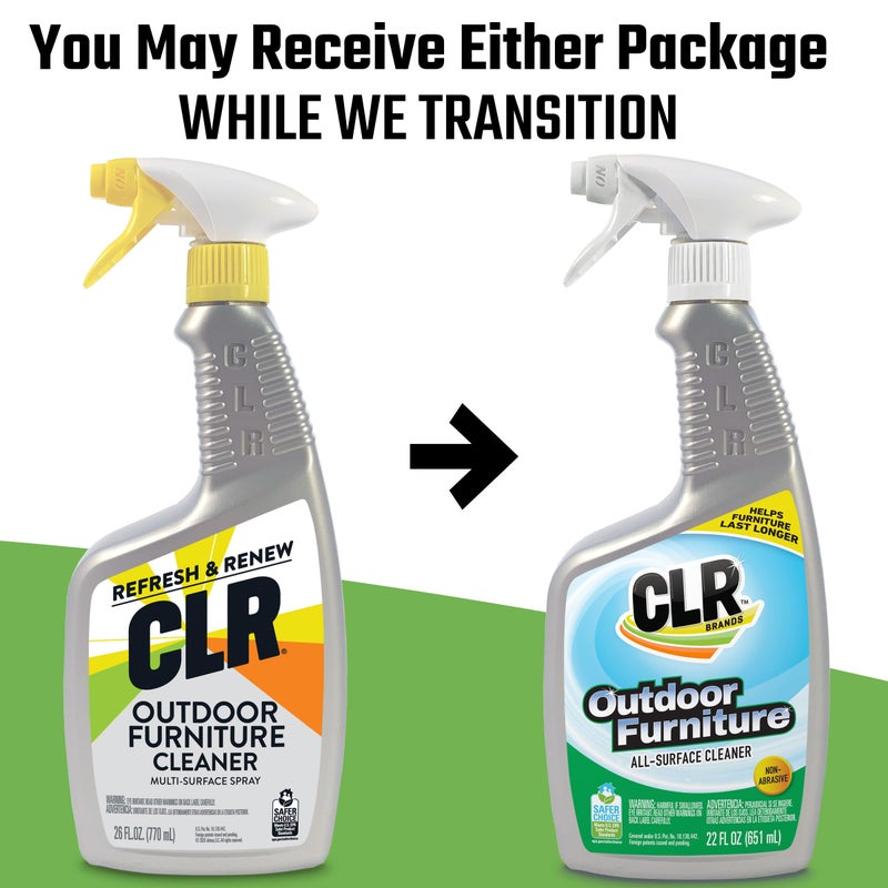 CLR منظف أثاث CLR® الخارجي، ينظف ويحمي الأسطح الخارجية - يعمل على القماش، الخشب، الويكر، PVC، البلاستيك والمزيد (26 أونصة) - Image 2