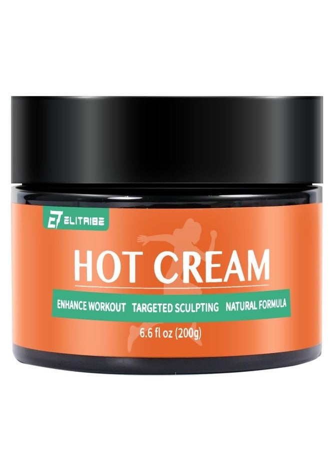 Elitribe Hot Cream Sweat Enhancer Lotion for Women and Men and Body Sculpting Cellulite Workout Ultra Moisturizing - 6.6 Fluid Ounce - Image 1