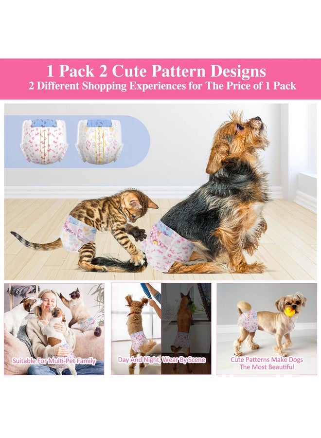 Dono Dog Diapers Female48Pcs, Disposable Female Dog Diapers With Wetness Indicator In Heart, Super Absorbent Doggie Puppy Diapers Female For Xxs,Small Medium Large Dogs - Image 4