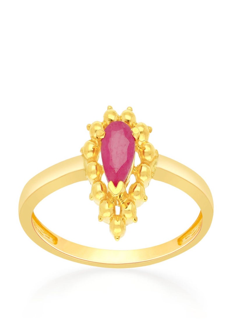 Malabar Gold and Diamonds 22 Carat 916 Purity Precia Gemstone Ring PNAFNC102RN1 for Women  - Image 1
