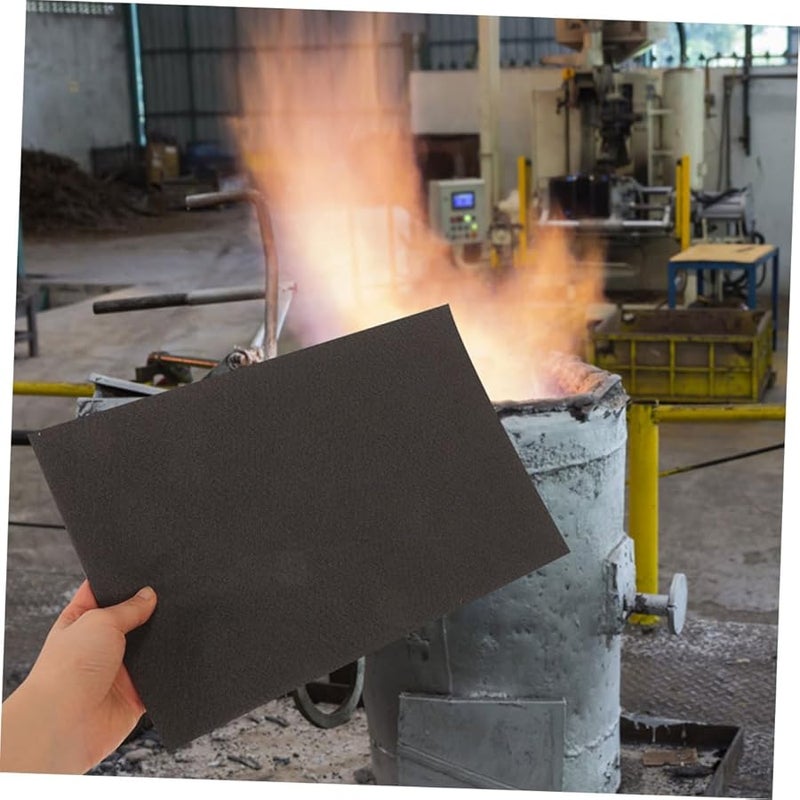 وسادة عزل عالية الحرارة لحام بطانية من اللباد الكربوني المقاوم للحريق قماش مقاوم للحرارة - Image 5