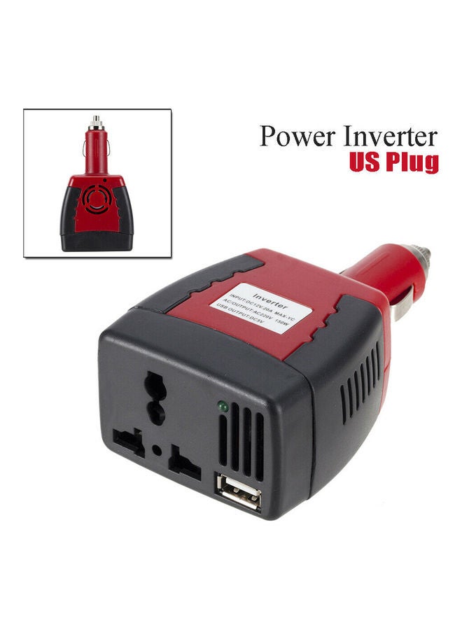 Loquat DC To AC USB Powered Car Inverter Charger Adapter - Image 1