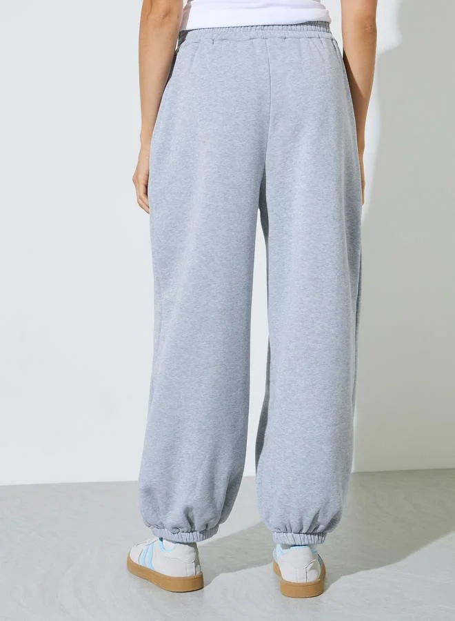 Styli Grey Grey Oversized Joggers for Women | Best Price UAE