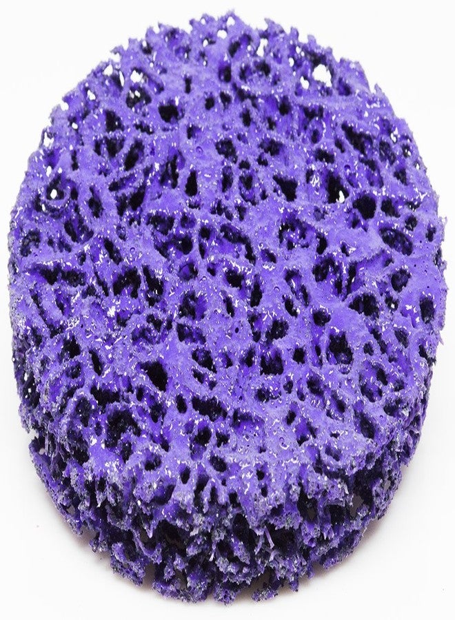 كاشطة القياس أقراص صنفرة Benchmark Abrasives مقاس 3 بوصات سريعة التغيير، مصنوعة من النايلون، دعامة من النوع R ذكر - أقراص صنفرة للمثقاب والطحن، مزيلة للصدأ، لإزالة طلاء المعادن، وتلميعها - (عبوة من 10 قطع) - Image 3