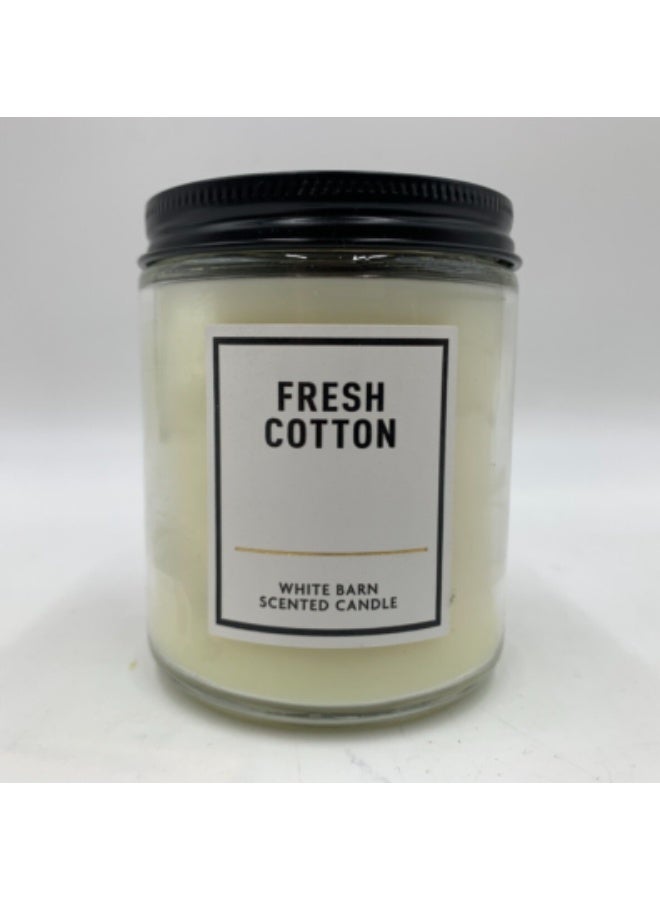 Fresh Cotton Single Wick Candle