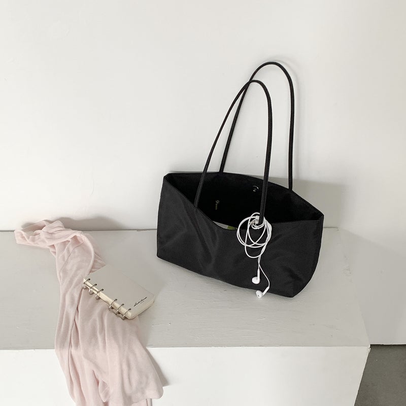 Korean Nylon Tote Bag - Large Capacity, Shoulder Bag - Image 1