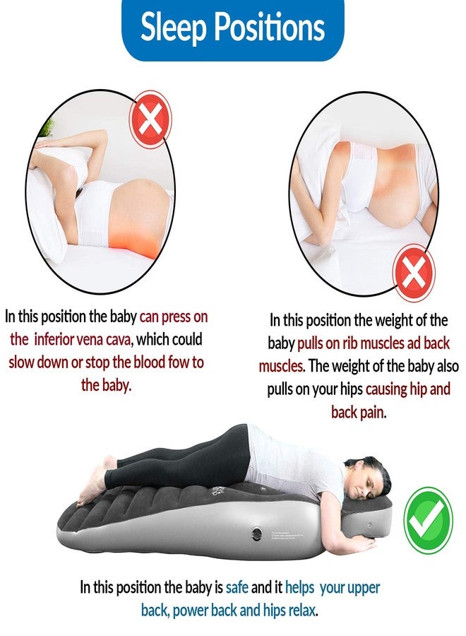 Cozy Bump A Pregnancy Pillow The Best Pregnancy Pillow for Sleeping Prone, Pregnancy Body Pillow, Maternity Pillow, Pregnancy Bed, Pregnancy Gifts, Prone Pillow - Image 5