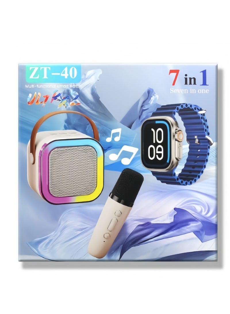 HW ZT40 2025 new smartwatch case comes with two replacement straps, one speaker, and one microphone - Image 3