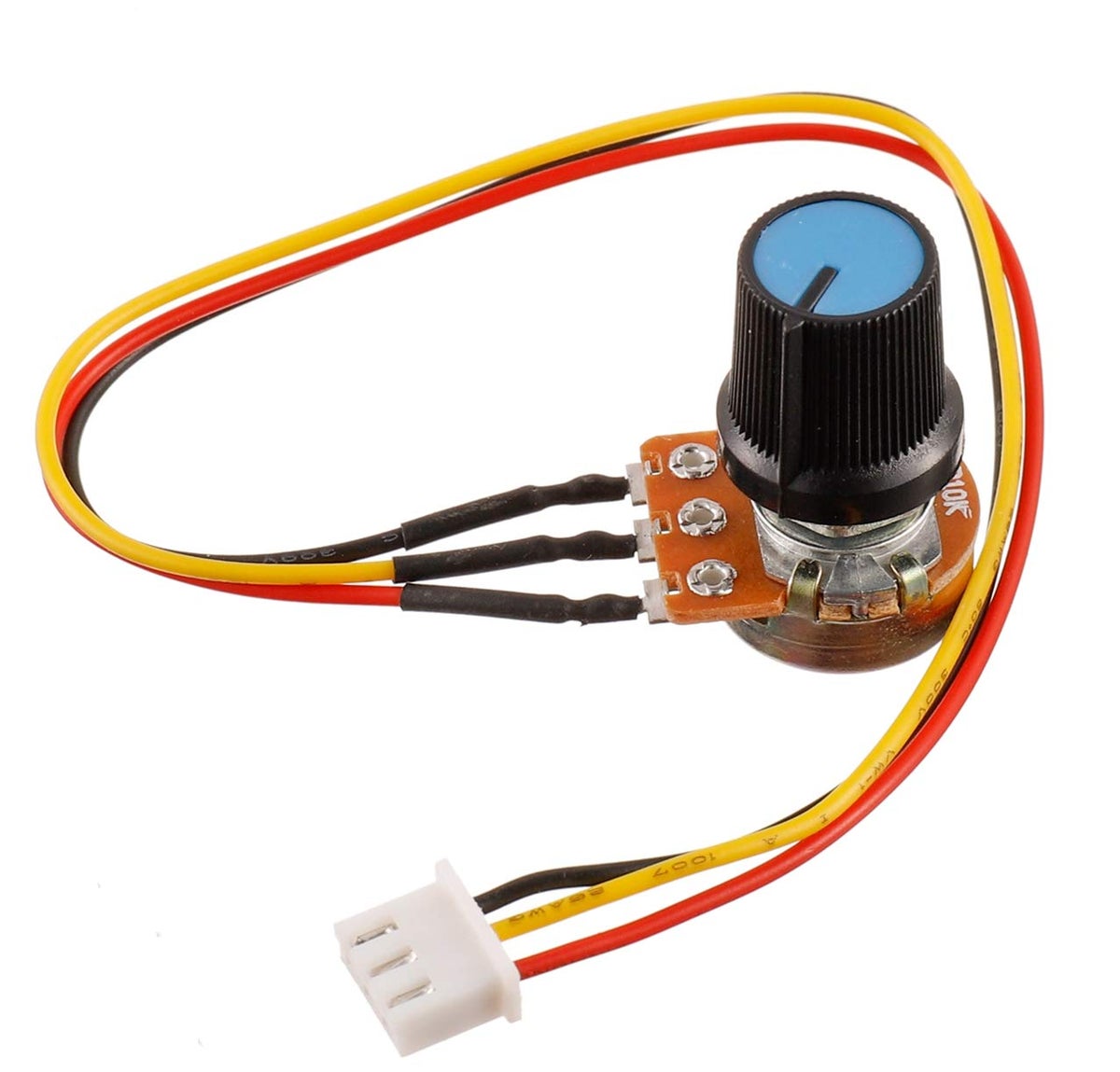 Variable Source Terminals BOJACK B10K Knurled Shaft 3 Terminals Linear Taper Rotary Potentiometer ...