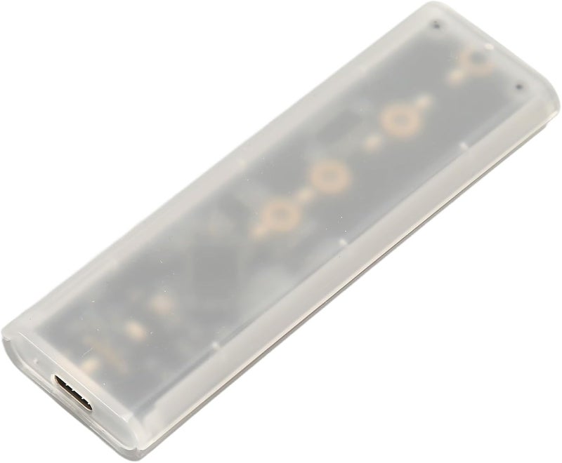غلاف M.2 NVMe SSD، USB 3.1 Type C 10 جيجابت في الثانية، قرص صلب خارجي، غطاء شفاف مع مؤشر LED نابض، أداة تركيب لأقراص SSD مقاس 2230 2242 2260 2280، متوافق - Image 2