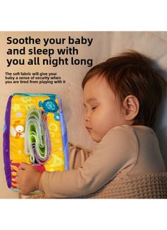 Generic Baby Tissue Toy Tissue Box 0-1 Years Old Baby Early Education Tear-proof Finger Exercise Ringing Paper Biting Toy-Color:Undersea Paradise Tissue Box ]  - Image 4