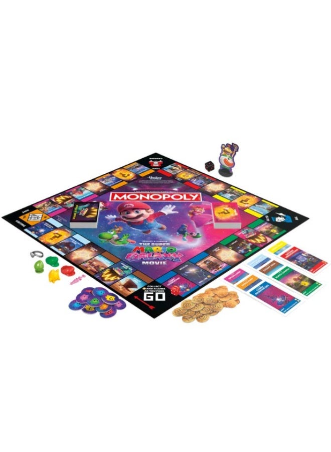 Hasbro Games Hasbro Monopoly: The Super Mario Galaxy Movie Edition Board Game - Image 2