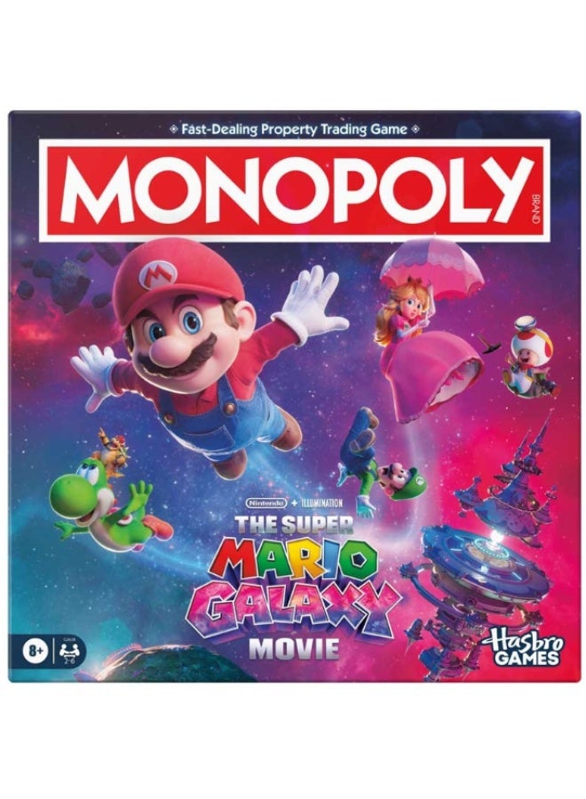 Hasbro Games Hasbro Monopoly: The Super Mario Galaxy Movie Edition Board Game - Image 1
