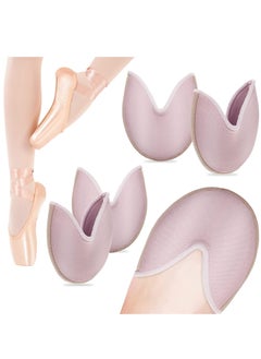 SYOSI Toe Protectors 2 Pairs Shoes Pouch Ballet Dance Pointe Socks Pad Pads Covers for Women Heels Relief Forefoot Pain Slipper Anti-Slip Half  - Image 1
