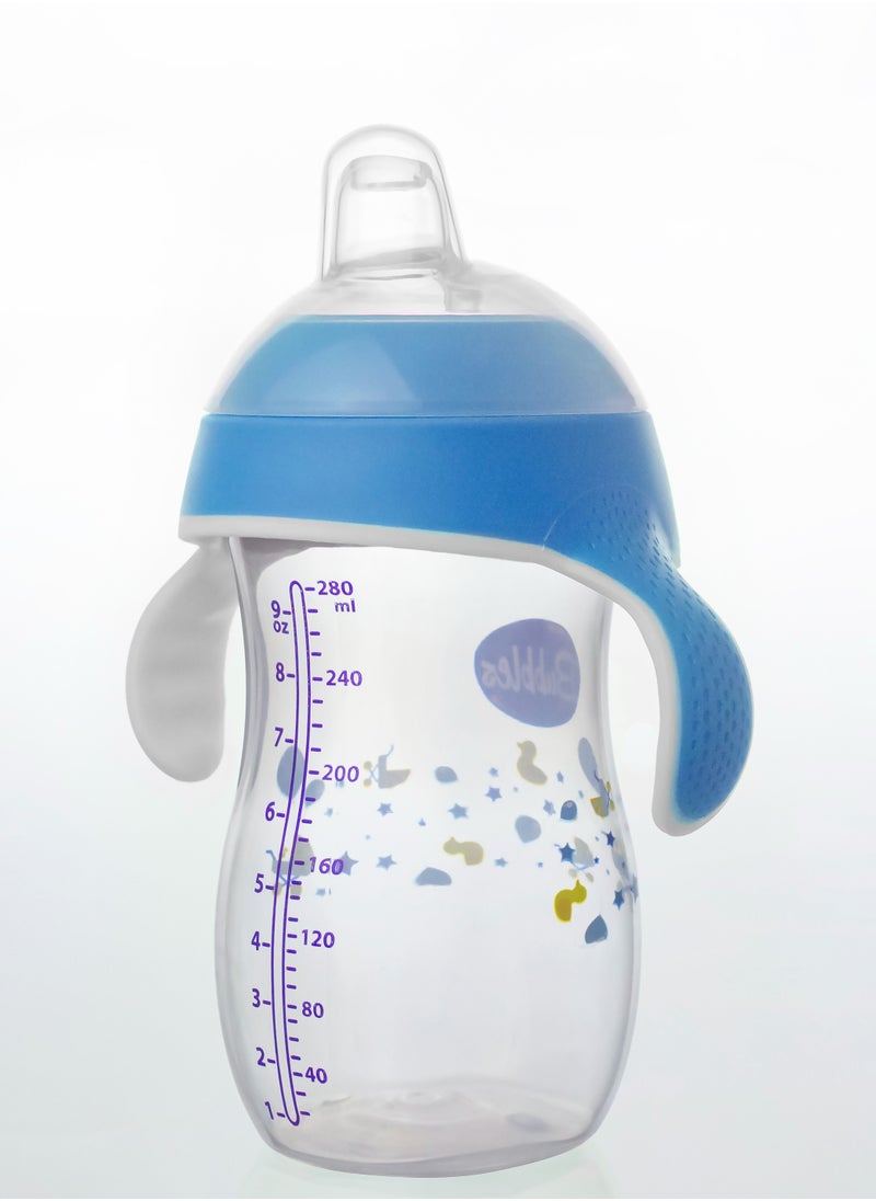 Bubbles Bubbles Training Cup 280ml – 2X1(Blue)-Multishape  - Image 3