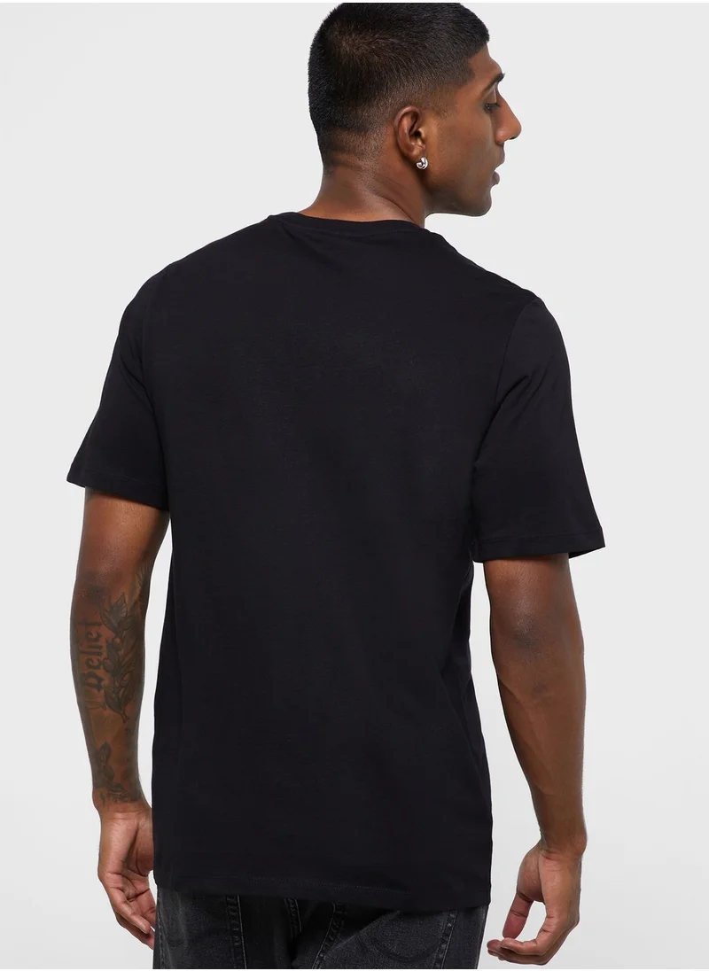 JACK & JONES Logo Crew Neck T-Shirt