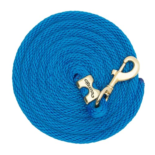Weaver Leather Poly Lead Rope, Blue, 10' - Image 4