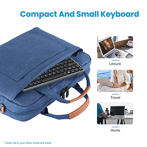 Portronics Key2 Combo Wireless Keyboard and Mouse Set,with 2.4 GHz USB Receiver,Silent Keystrokes,1200 DPI Optical Tracking,Compact Design,Multimedia Keys for PC,Laptop & USB Supported Devices(Grey) - Image 3