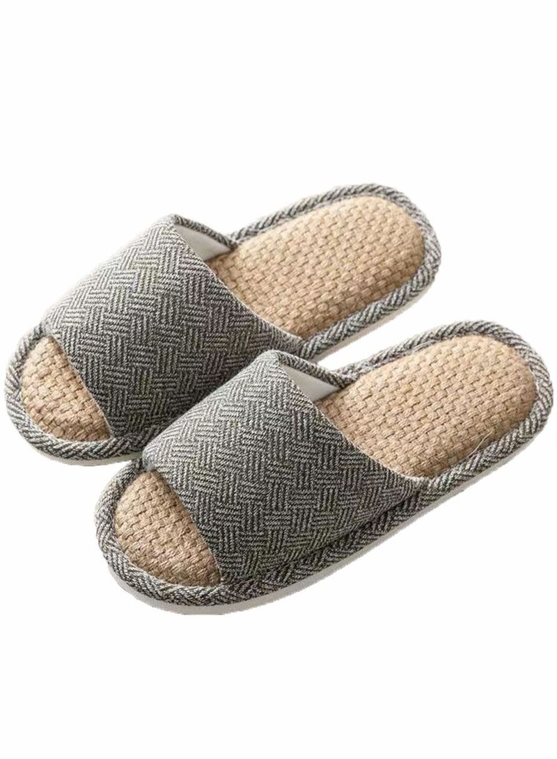 HomarKet Non-Slip Slippers Foam Sole Ultra-light,House-Slippers-Memory-Foam, Fluffy Velvet Slip on Scuff Slippers - Image 1
