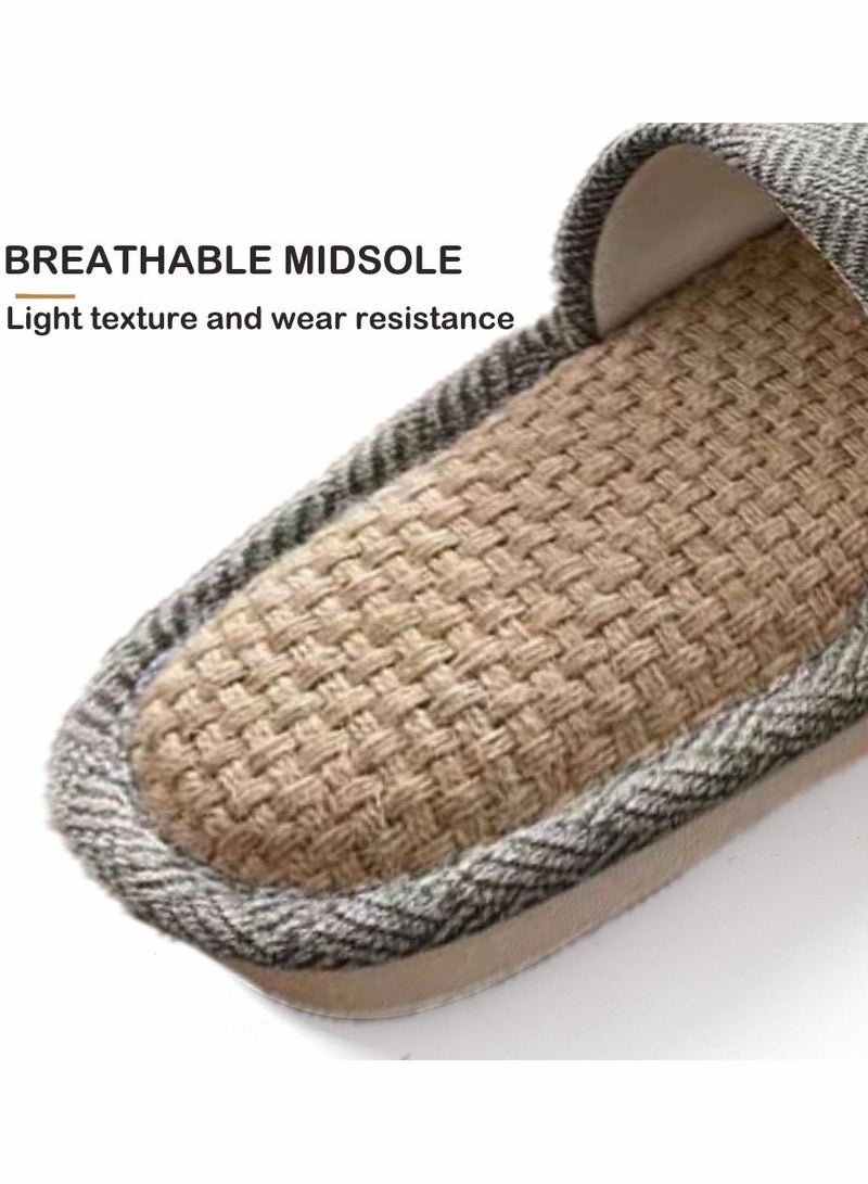 HomarKet Non-Slip Slippers Foam Sole Ultra-light,House-Slippers-Memory-Foam, Fluffy Velvet Slip on Scuff Slippers - Image 5