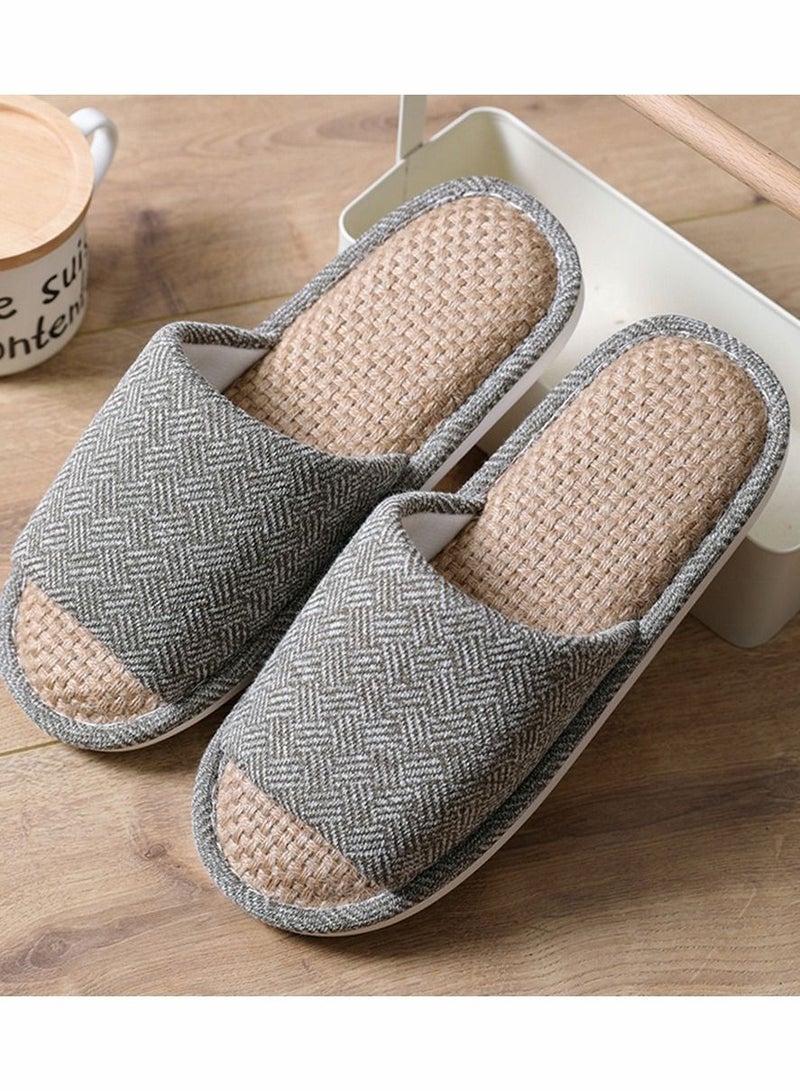 HomarKet Non-Slip Slippers Foam Sole Ultra-light,House-Slippers-Memory-Foam, Fluffy Velvet Slip on Scuff Slippers - Image 4