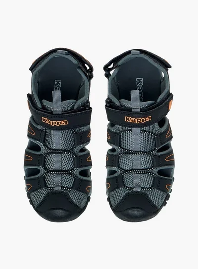 Kappa Boys' Panelled Sandals with Hook and Loop Closure
