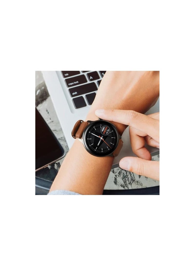 ميبرو ساعة ميبرو لايت 2، 1.3 بوصة، 60 وضعًا رياضيًا، مكالمات بلوتوث عالية الدقة، شاشة Amoled عالية الدقة، SpO2، مراقبة الصحة، لون باهت - Image 2