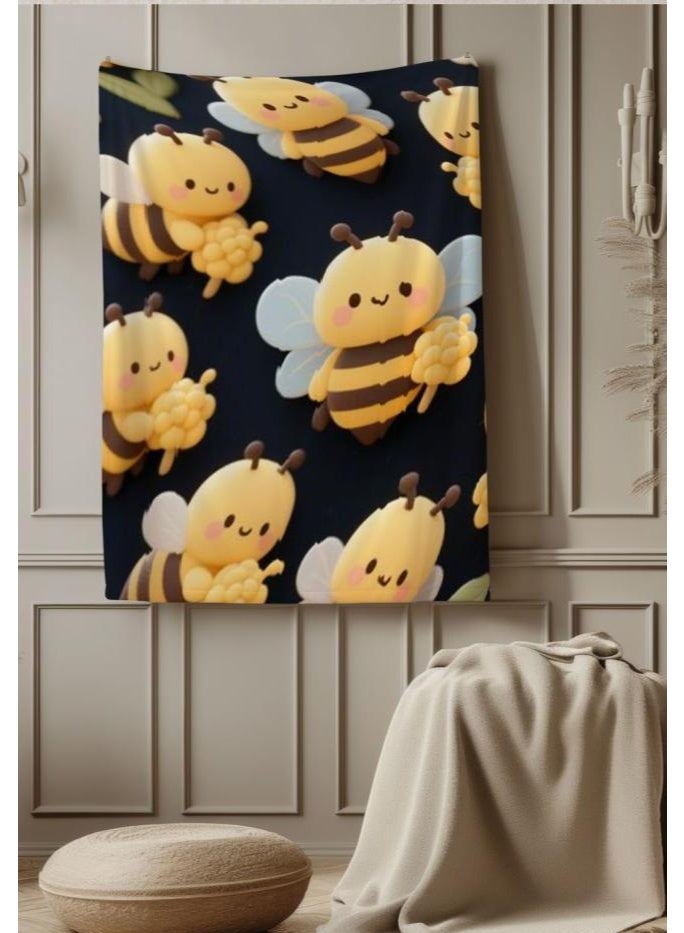 general Baby and children's cartoon flannel thin blanket (warm and comfortable, suitable for sleep, game use) 70cm*100cm - Image 3