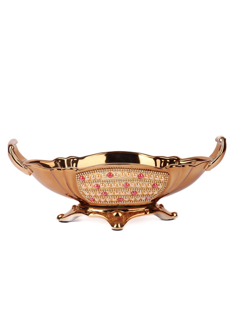 إيليجنت هوم صينية/وعاء  حلويات فواكة فاخرة ديكور منزل - Image 1