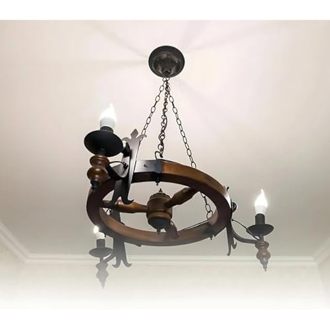 CEILING MEDALLION ROUND 9.84"  2PCS MODERN SIMPLE CEILING TRIM PLATES - Image 3