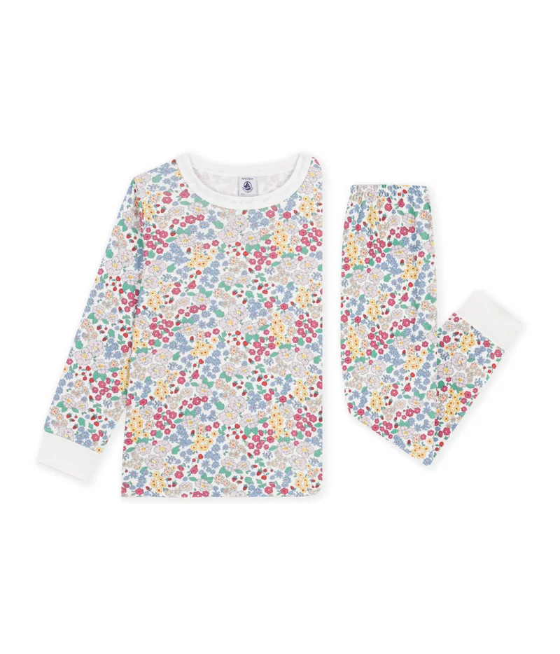 بيتي باتو Children's Floral Cotton Pyjamas